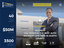 Tablet Screenshot of levinsonlawgroup.com